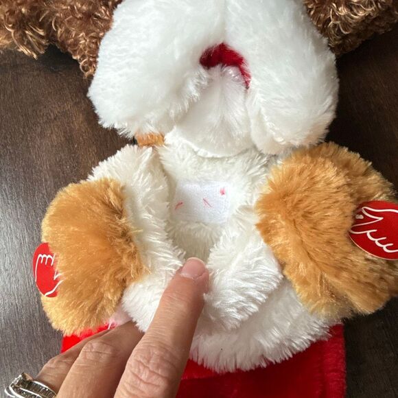 Dan Dee Puppy dog Christmas stocking plush novelty lights sounds not working - Picture 3 of 7